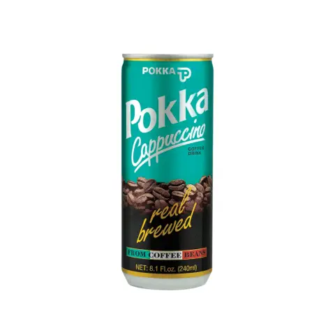 Pokka Coffee Drink Cappucino Can 240ml 百佳咖啡饮料卡布奇诺罐装 240ml