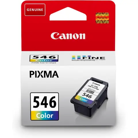 Canon Ink - CL-546 Genuine C/M/Y Printer Ink Cartridge - Prints Up to 180 A4 Pages (1 x Colour Cartridge)