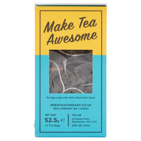 Brew Tea Co Lemon Breakfast Tea Inc 15 Tea Bags 52.5g