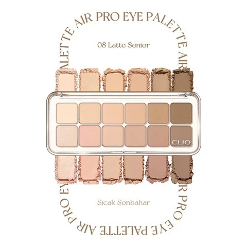 clio PRO EYE PALETTE AIR 08 LATTE SENIOR
