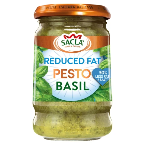 Sacla' Reduced Fat Pesto No.14 Basil 190G
