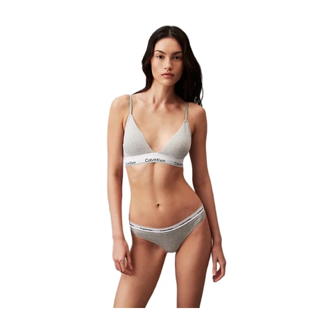 Calvin Klein Bikini Briefs - Icon Logo - Grey M