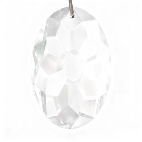 JU7CER 1PC Crystal Wind Chime - Hanging Prism Pendant, Tree of Life Hanging Decoration, Window Ornament, Garden Light Catcher for Weddings, Christmas Must-Have