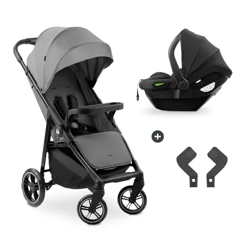 Hauck Buggy Shop N Care 2in1 Travel Set - Grey
