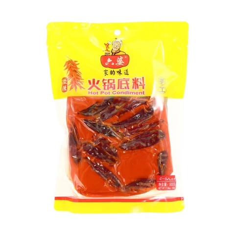 LiuPo Base pour Fondue Chinoise Légèrement Épicée 500g