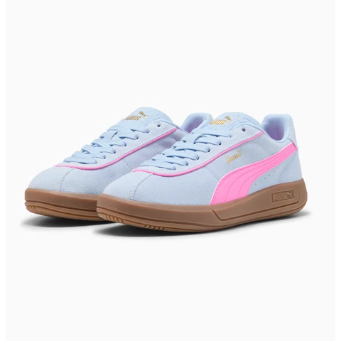 Puma Club Klassika Trainers - Haute Tropic/Pink Pixel/Puma Gold
