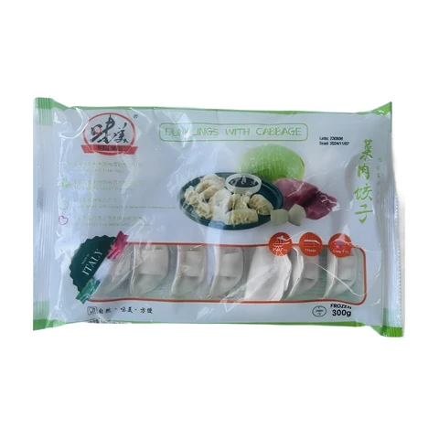 Weimei Gebratene Teigtaschen mit Schweinefleisch und Kohl 300g