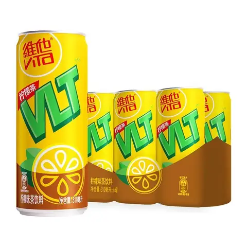 Vitasoy boisson au thé aromatisée au citron 310 ml x 6 bouteilles