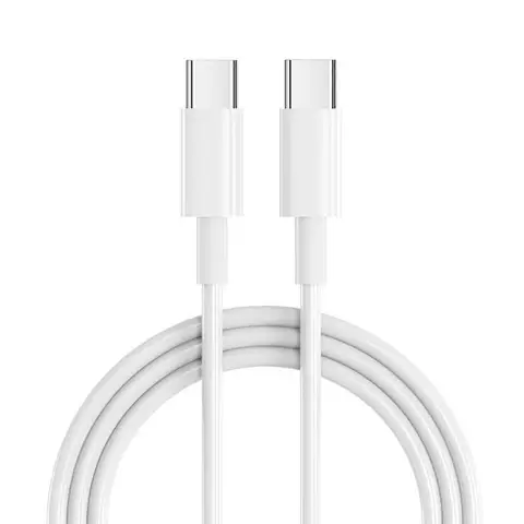 dpower F9000 Câble Type-C vers Type-C 1 Mètre, Charge Rapide 3A, Transmission 480 Mbps, Câble Cuivre TPE Compatible MacBook iPhone 16 iPad Samsung