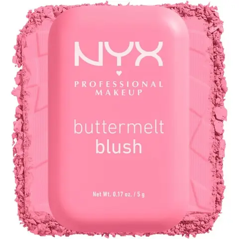 NYX Professional Makeup Buttermelt Blush - All skin types - Enriched with mango, almond and shea butter - Butta Together - 5g