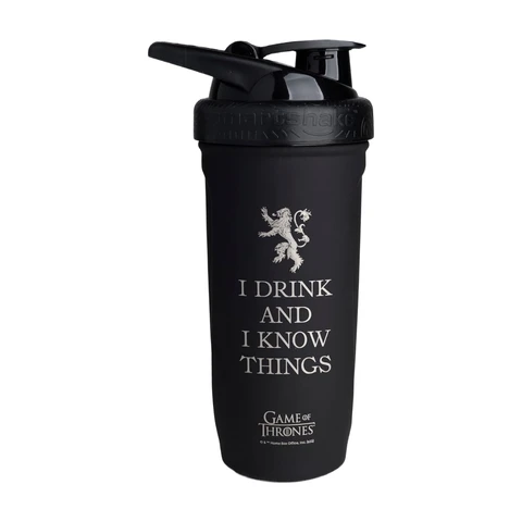 Smartshake Game Of Thrones Reforce Edelstahl - 900 ml - I Drink And I Know Things