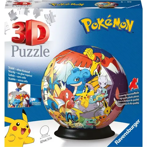 Ravensburger Pokémon 3D puzzelbal - 72 stuks