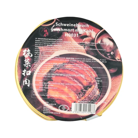 La Wei Ju gedämpftes Schweinebauchfleisch mit eingelegten Senfblättern 450 g