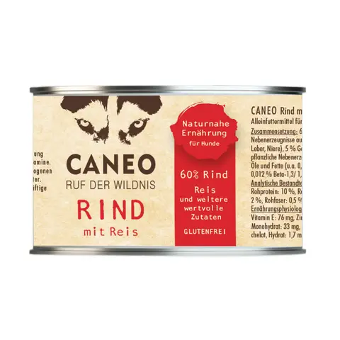 CANEO Rind mit Reis glutenfrei 6 x 200 g