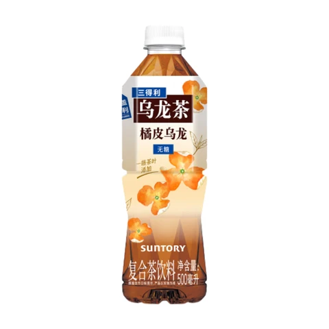 Suntory Tangerine Peel Oolong Sugar-Free Tea Drink 500ML