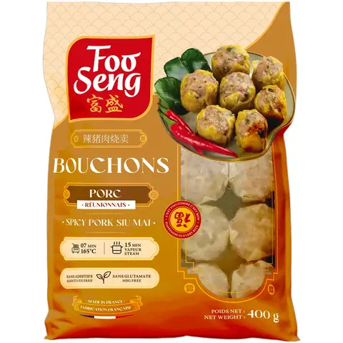 Foo Seng Bouchons réunionnais au porc Siu Mai - 400 g