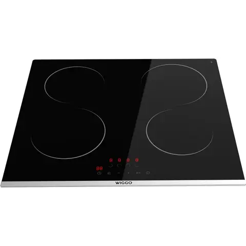 【Vakantiegeld Coupon Deal】Wiggo WH-E614G(B) Built-in Induction Hob