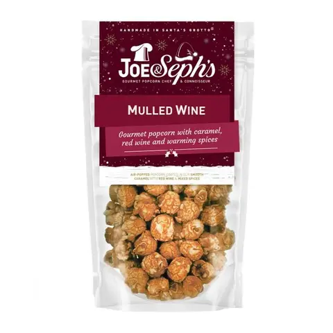 Joe & Seph's Mulled Wine Christmas Gourmet Popcorn 70g