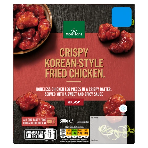 Morrisons Korean Chicken Bites With Gochujang Sauce 300g