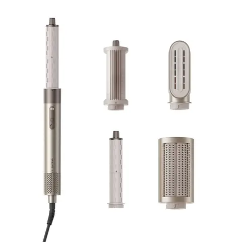 Dreame AirStyle Shine Multi Hair Styler, 5-in-1 Hair Dryer & Styling System, Dry & Style, Dual Auto-Wrap Barrels, Smooth Fly Aways, Gold