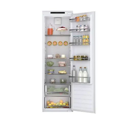 Haier Series 4 Integrated Tall Larder Refrigerator HAMS518EWK, E Energy Class, White