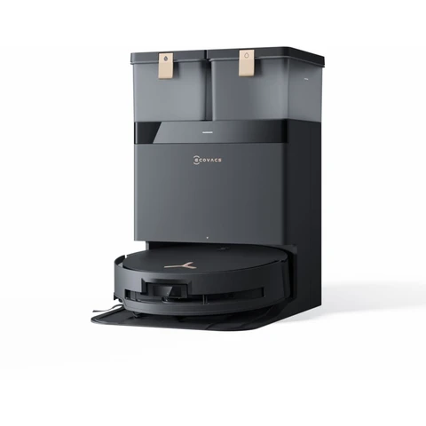 ECOVACS DEEBOT X8 PRO Omni Robot Aspirateur Laveur, Technologie OZMO Roller avec Lavage Continu et Auto-Nettoyage, 18 000 Pa, Station 12-en-1, Nettoyage de la Serpillière à l’Eau Chaude 40–75 °C, YIKO-GPT