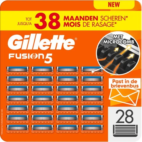 Gillette Fusion5 Scheermesjes voor Mannen - 28 stuks