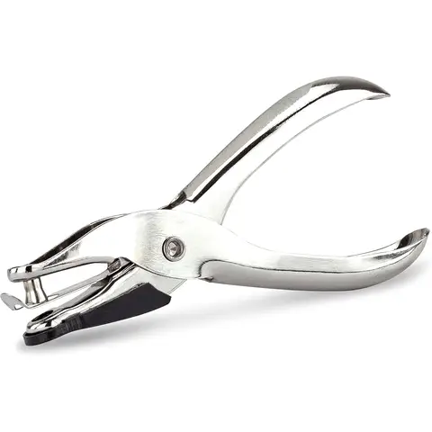 Rapseco 25 Single Hole Punch 10 Sheets Silver