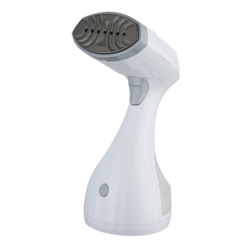 Aucma Handheld Garment Steamer,1500W High-Efficiency Steam,Steam Iron - 300mL Large Capacity Water Tank,Easily Removes Wrinkles,Lightweight Design,Suitable for Home,Office,and Travel, White, with 1 Fur Brush