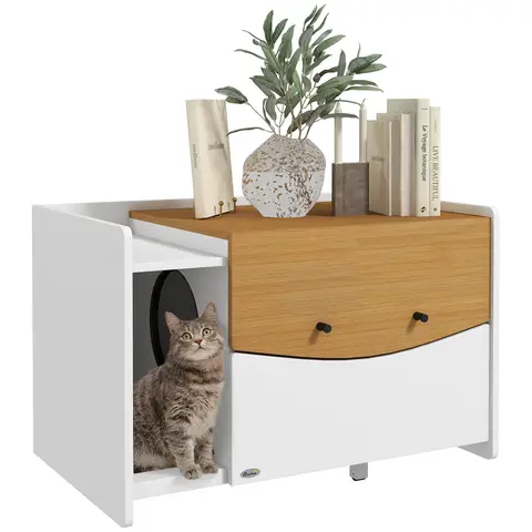 Katzenklo Haus - Verdeckte Katzentoilette | Tier Mbel