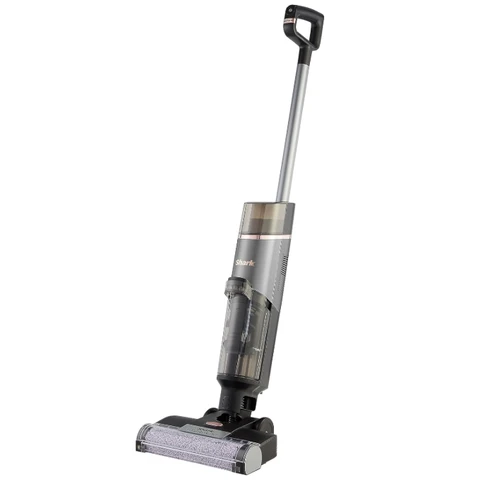 Shark HydroVac WD210EU Wireless Wet Dry Vacuum Cleaner with Antimicrobial Brush Roller, Multi-Purpose Solution, Odour-Neutralising, Self-Cleaning Floor Cleaner, Vacuums & Wipes, Grey