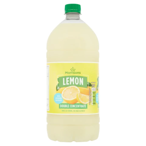 Morrisons Lemon No Added Sugar Concentrate 1.5 litre