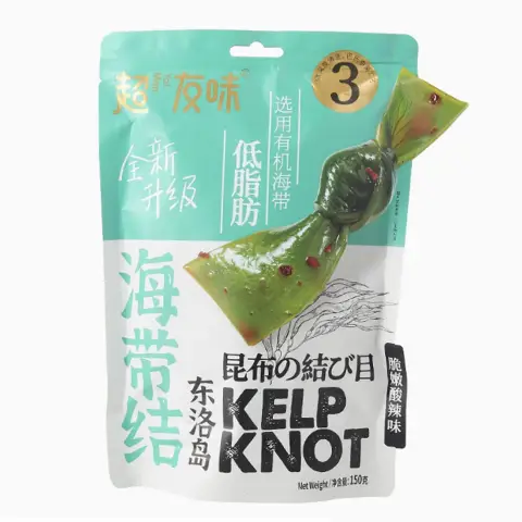 Chaoyouwei Kelp Sour and Hot Flavour 超友味海带结脆嫩酸辣味150g
