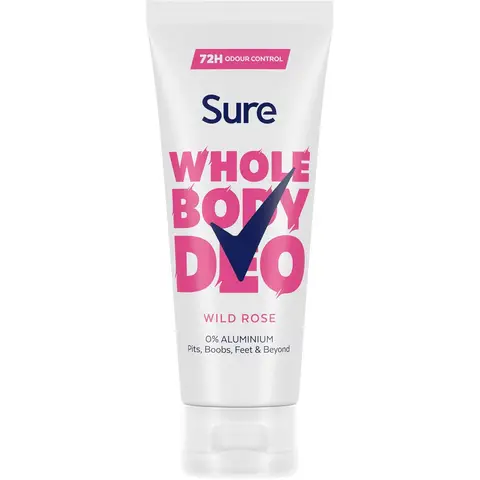 Sure Wild Rose Whole Body Deodorant Creme 75ml