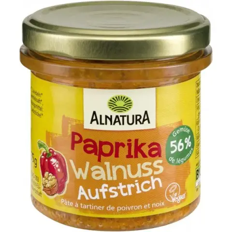 Alnatura Bio Paprika-Walnuss-Aufstrich 135 g