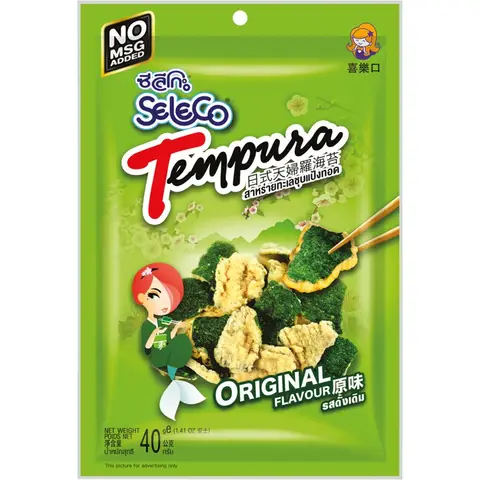 Panierter Algen-Snack SELECO Packung 40g