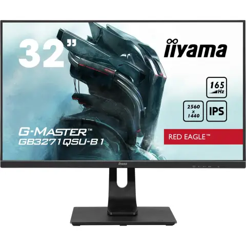 iiyama G-MASTER GB3271QSU-B1 computermonitor 80 cm (31,5") 2560 x 1440 pixels Wide Quad HD LED Zwart