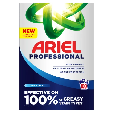 Ariel Professional Washing Powder Laundry Detergent Original 100 washes, 5.5kg