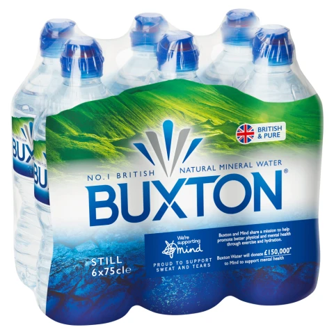 Buxton Still Natural Mineral Water 6 X 75Cl