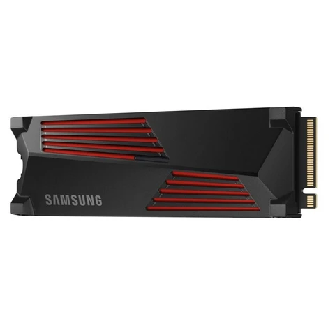 Samsung 990 PRO NVMe M.2 SSD mit Kühlkörper, 2 TB, PCIe 4.0, 7450 MB/s Lesen, 6900 MB/s Schreiben, Interne SSD für PC-/Konsolen-Gaming und Videobearbeitung, MZ-V9P2T0CW