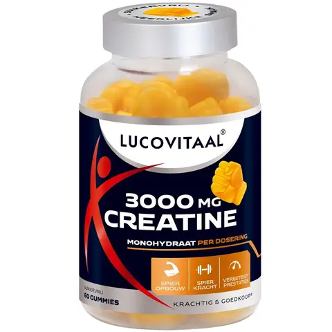 Lucovitaal Creatine 3000 mg 60 gummies