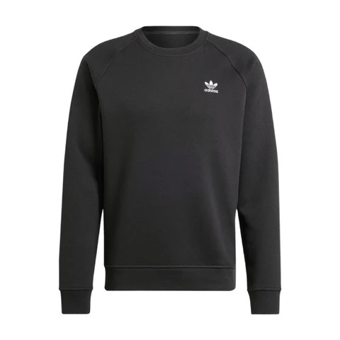 Adidas Trefoil Essentials Sweatshirt met ronde hals IY4932 Zwart S