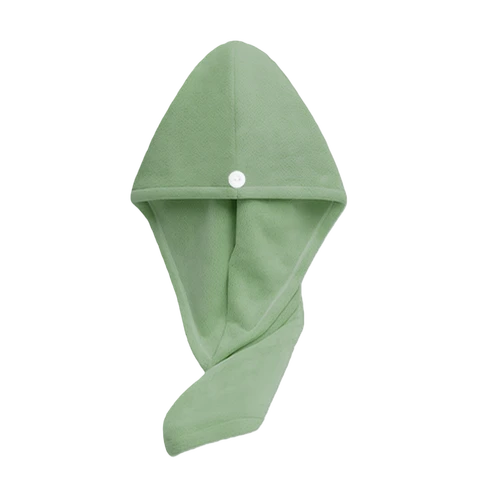 YIJINCHAN hair towel turban（Dark Green）