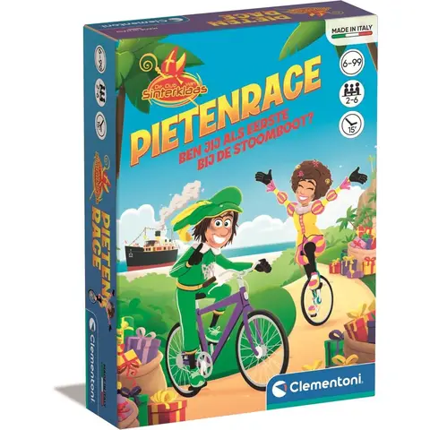 Clementoni Sinterklaas Pietenrace bordspel - 2 tot 6 spelers, 15 minuten