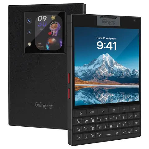 Unihertz Titan 2 Newest 5G Android Smartphone with QWERTY Physical Keyboard, NFC/OTG Support, 12GB RAM + 512GB Storage, Black
