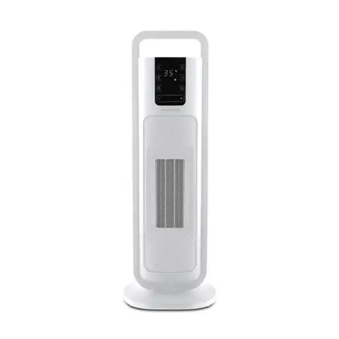 Morphy Richards HeatFlux 2kW PTC Tower Fan Heater with Remote Control – White, 825403
