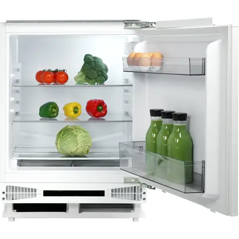CDA FW224 Integrated Built-Under Fridge with Icebox 95L - White - E Rated