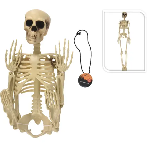 HALLOWEEN-SKELETT-DEKO 90CM