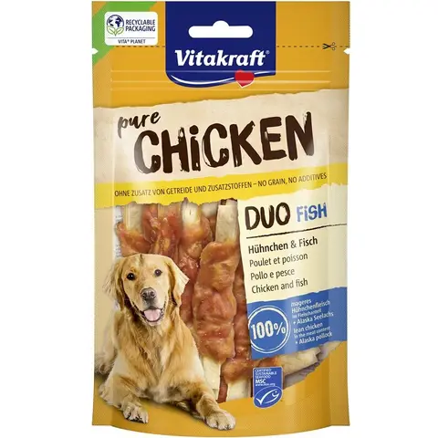 Vitakraft Pure Chicken Duo Fish Huhn & Fisch 80 g