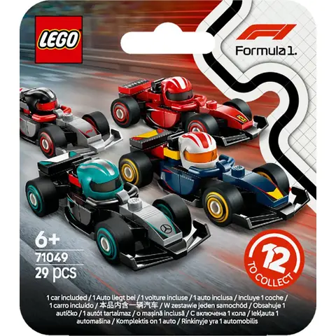 LEGO F1 verzamelaars raceauto bouwset - 71049, 29 stuks